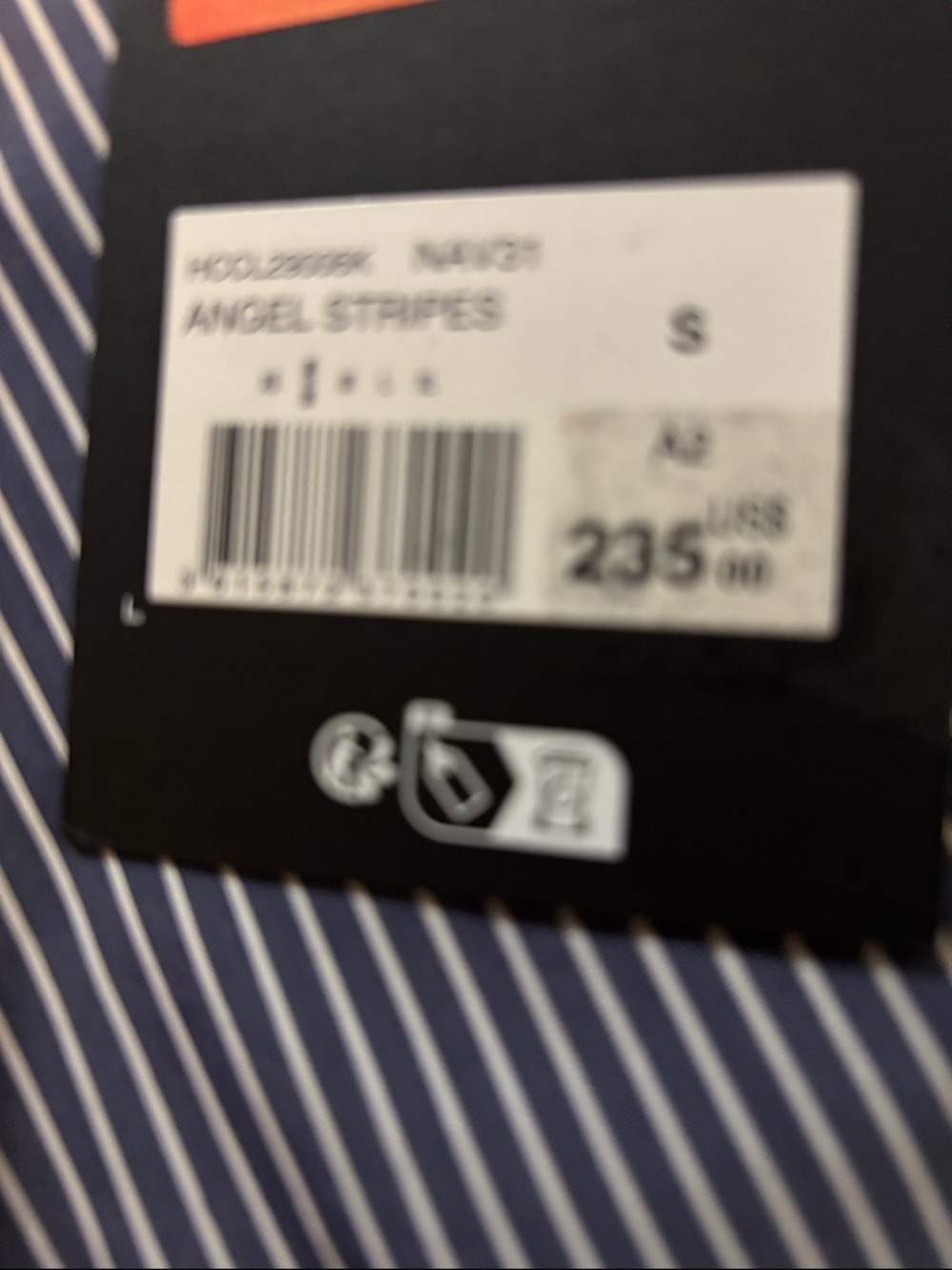 The Kooples Navy and White Pinstripe Button-Down Shirt - Picture 7 of 8